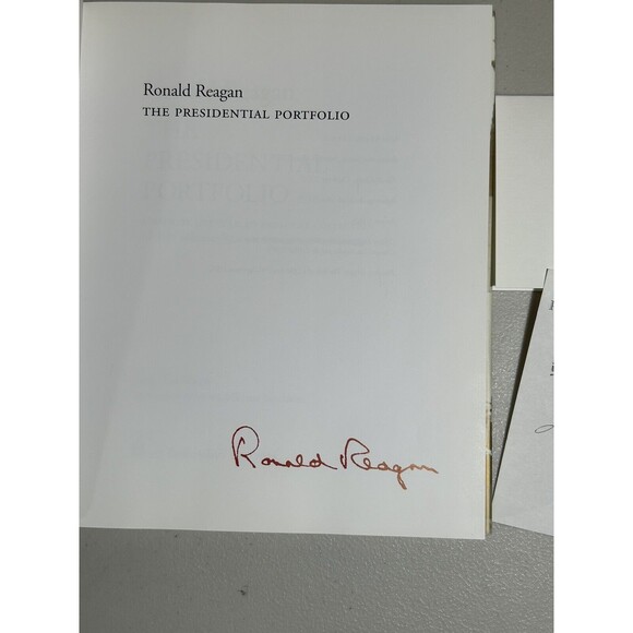 Ronald Reagan Presidential Portfolio - Author Lou Cannon Signed - Picture 5 of 8